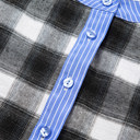  After Dark Plaid Blouse