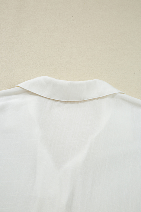 Snowdrop Ruffle Puff Shirt