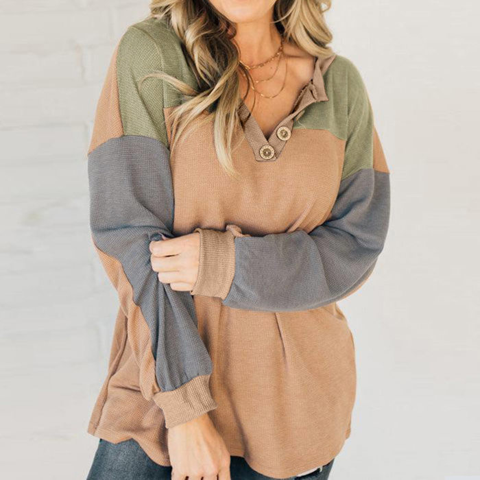 Autumn Hues Henley