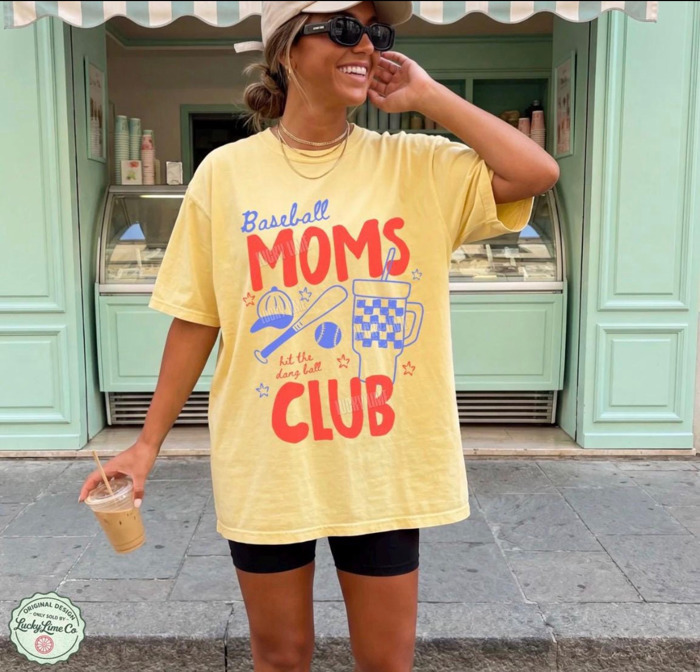 Baseball Moms Club Shirt, Baseball Mama Tshirt, Game Day Tee, Trendy Mama Graphic Tee, Sports Mama Gift
