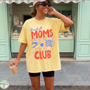 Small Yellow Baseball Moms Club Shirt, Baseball Mama Tshirt, Game Day Tee, Trendy Mama Graphic Tee, Sports Mama Gift
