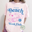  Beach Book Club Shirt, Book Lover Gift, Bookworm Shirt, Summer Graphic Tee, Reading Shirt, Comfort Colors® Tshirt