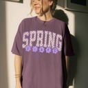  Spring Vibes Shirt, Comfort Colors Spring Graphic Tee, Easter Gift, Womens Spring Tshirt