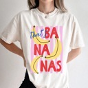 Small Off-white That’s Bananas Shirt, Summer Fruit Shirt, Food Pun T-Shirt, Retro Graphic Tee, Banana Graphic Tee, Trendy Summer Top