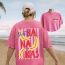 Small Pink That’s Bananas Shirt, Summer Fruit Shirt, Trendy Summer Graphic Tee, Farmers Market Tshirt, Banana Shirt, Adult Humor Tee