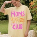 Small Yellow Tired Moms Soccer Club Shirt, Soccer Mom Shirt, Soccer Mama Tshirt, Sports Mom Life, Sports Mama Tee