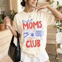  Baseball Moms Club Shirt, Baseball Mama Tshirt, Game Day Tee, Trendy Mama Graphic Tee, Sports Mama Gift