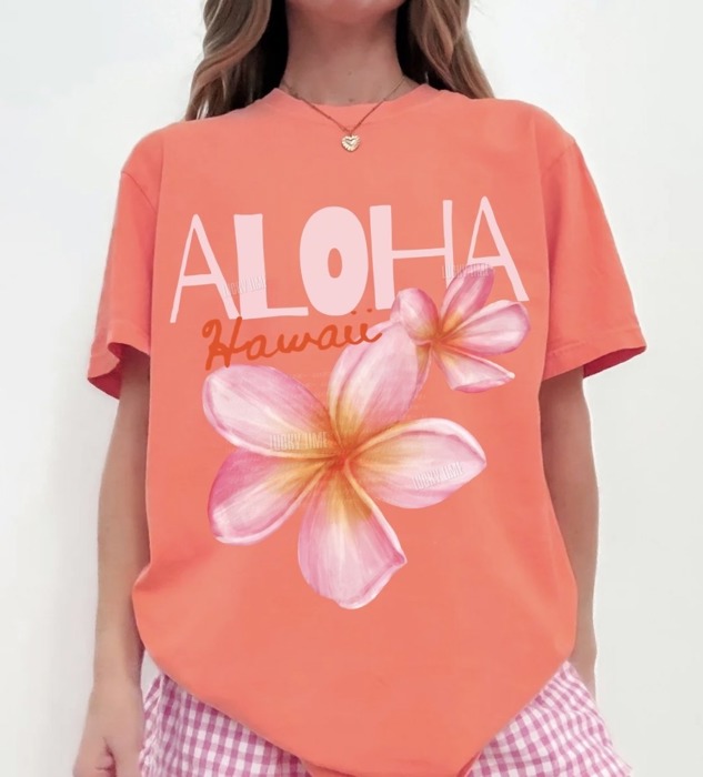 Aloha Hawaii Shirt, Aloha Tshirt, Vacation Graphic Tee, Vacay Mode Shirt, Travel Shirt, Comfort Colors® Shirt, Family Hawaii Vacation Top