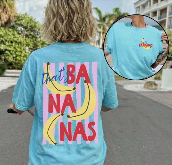 That’s Bananas Shirt, Summer Fruit Shirt, Trendy Summer Graphic Tee, Farmers Market Tshirt, Banana Shirt, Adult Humor Tee