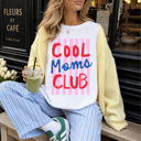  Cool Moms Club Shirt, Cool Mom Shirt, Trendy Mama Graphic Tee, Gift for Mom, Mom Life Shirt, New Mom Shirt