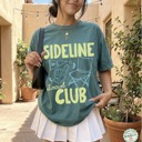  Sideline Social Club Shirt, Sports Mom Shirt, Game Day Tee, Gameday Shirt, Sports Mama Tshirt, Soccer Shirt, Football Season, Baseball Season Shirt