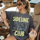 Small Gray Sideline Social Club Shirt, Sports Mom Shirt, Game Day Tee, Gameday Shirt, Sports Mama Tshirt, Soccer Shirt, Football Season, Baseball Season Shirt