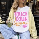  Touchdown Season Shirt, Football Shirt, Football Mama Tshirt, Game Day Tee, Sports Fan Gift