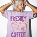  Freshly Boo’d Coffee Shirt, Halloween Coffee Shirt, Womens Halloween Tshirt, Spooky Season Tee, Cute Ghost Shirt, Coffee Weather Shirt
