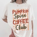  Pumpkin Spice Coffee Club Shirt, Pumpkin Spice Lover Tshirt, PSL Coffee Tee, Halloween Coffee Graphic Tee, Spooky Season, Fall Shirt