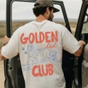  Golden Dad Club Shirt, Golden Retriever Dad Shirt, Dog Dad Tee, Mens Graphic Tee, Fathers Day Gift, Mens Apparel