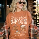Small Orange Comfort Colors® Pumpkin Spice Shirt, Pumpkin Pie Tshirt, Womens Fall Graphic Tee, Pumpkin Spice Latte Tshirt, PSL Shirt, Cute Fall Tee