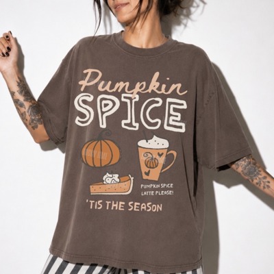 Comfort Colors® Pumpkin Spice Shirt, Pumpkin Pie Tshirt, Womens Fall Graphic Tee, Pumpkin Spice Latte Tshirt, PSL Shirt, Cute Fall Tee