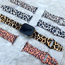 Color #1 42(Series 3 2 1)/44/45/46/49mm Leopard Silicone Band for Apple Watch 38/40/41mm and 42/44/45/46/49mm All Series