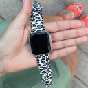 Color #2 38/40/41/42(Series 10/11)mm Leopard Silicone Band for Apple Watch 38/40/41mm and 42/44/45/46/49mm All Series