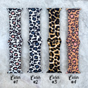 Color #4 42(Series 3 2 1)/44/45/46/49mm Leopard Silicone Band for Apple Watch 38/40/41mm and 42/44/45/46/49mm All Series