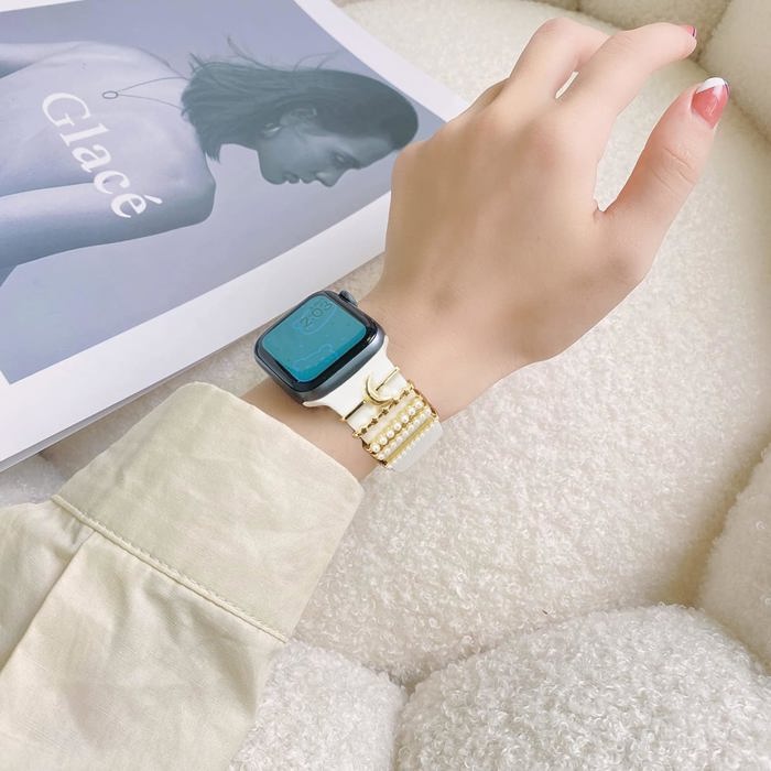 5Pcs Charms for Apple Watch and Galaxy Watch Bands Diamond  Fashionable Accessories