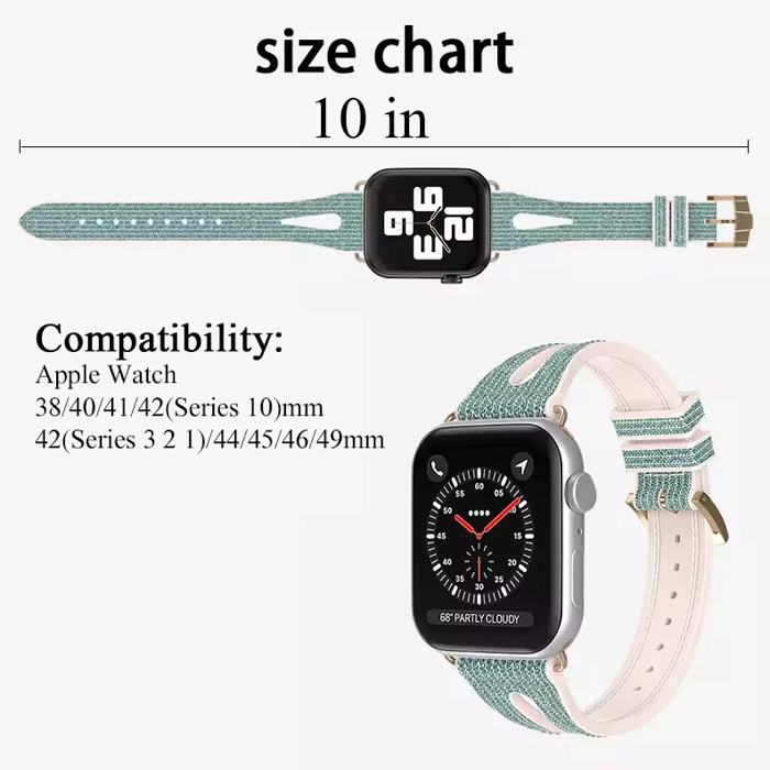 Sparkling Slim Silicone Bands for Apple Watch 38/40/41mm and 42/44/45/46/49mm All Series Bling Replacement Strap  for iWatch Series 10/9/8/7/6/5/4/3/2/1/SE