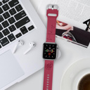  Monogram & Name Personalized Watch Band Compatible with Apple Watch  iWatch Band Silicone Watch 38/40/41 and 42/44/45/46/49 Strap Engraved