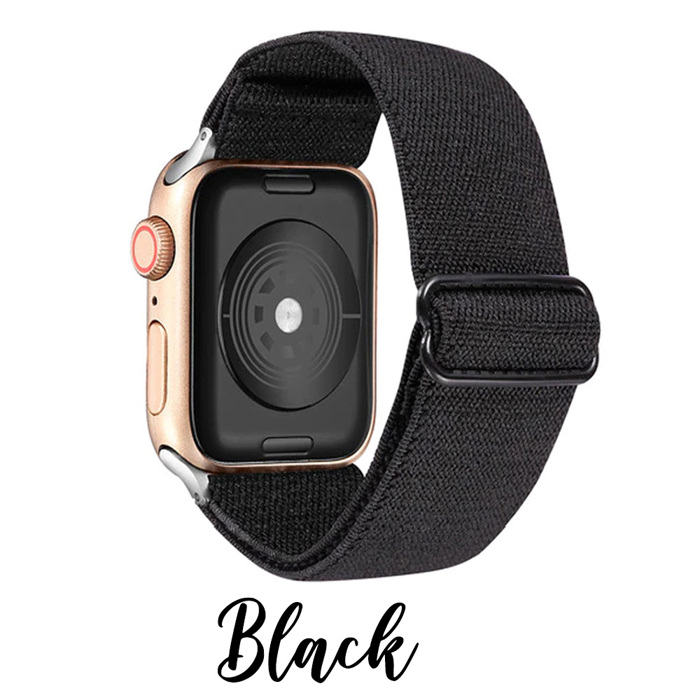 Nylon Elastic Band for Apple Watch 38/40/41mm and 42/44/45/46/49mm All Series