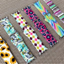   Printed Silicone Bands for Apple Watch 38/40/41mm and 42/44/45/46/49mm All Series Replacement Strap for iWatch Series 10/9/8/7/6/5/4/3/2/1/SE