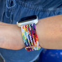 Multi 38/40/41/42(Series 10/11)mm Nylon Elastic Band for Apple Watch 38/40/41mm and 42/44/45/46/49mm All Series