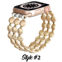  Beaded Bracelet for Apple Watch 38/40/41mm and 42/44/45/46/49mm All Series Fancy Cute Stretchy Elastic Jewelry Strap Replacement for iWatch Series 10/9/8/7/6/5/4/3/2/1/SE