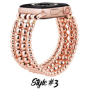  Beaded Bracelet for Apple Watch 38/40/41mm and 42/44/45/46/49mm All Series Fancy Cute Stretchy Elastic Jewelry Strap Replacement for iWatch Series 10/9/8/7/6/5/4/3/2/1/SE