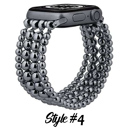  Beaded Bracelet for Apple Watch 38/40/41mm and 42/44/45/46/49mm All Series Fancy Cute Stretchy Elastic Jewelry Strap Replacement for iWatch Series 10/9/8/7/6/5/4/3/2/1/SE