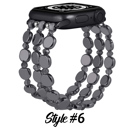  Beaded Bracelet for Apple Watch 38/40/41mm and 42/44/45/46/49mm All Series Fancy Cute Stretchy Elastic Jewelry Strap Replacement for iWatch Series 10/9/8/7/6/5/4/3/2/1/SE