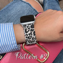   Printed Silicone Bands for Apple Watch 38/40/41mm and 42/44/45/46/49mm All Series Replacement Strap for iWatch Series 10/9/8/7/6/5/4/3/2/1/SE