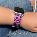   Printed Silicone Bands for Apple Watch 38/40/41mm and 42/44/45/46/49mm All Series Replacement Strap for iWatch Series 10/9/8/7/6/5/4/3/2/1/SE