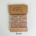 Beige Beige Boho Hair Tie Bracelets