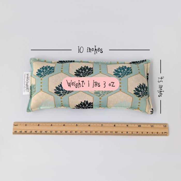 Personalized Headache & Eye Rice Bag | Rice Heating Pad | 4.5 x 10 inches