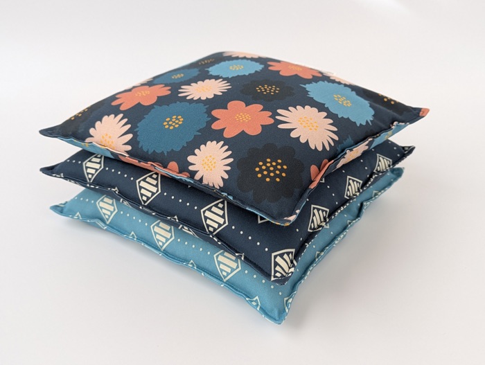 Personalized Square Rice Bag | Rice Heating Pad | 9 x 9 inches