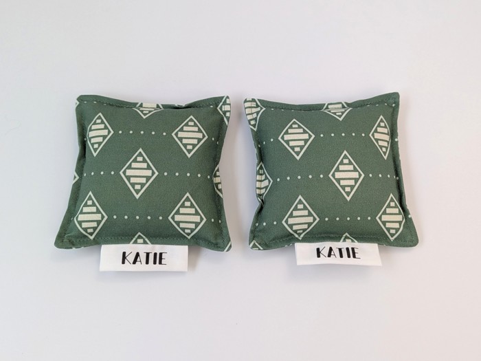 Personalized Hand Warmer Rice Bag Set | Rice Heating Pad | 4 x 4 inches