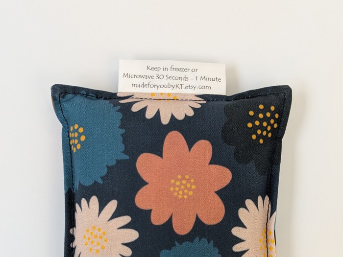 Personalized Headache & Eye Rice Bag | Rice Heating Pad | 4.5 x 10 inches