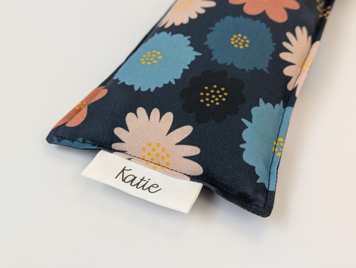 Personalized Headache & Eye Rice Bag | Rice Heating Pad | 4.5 x 10 inches