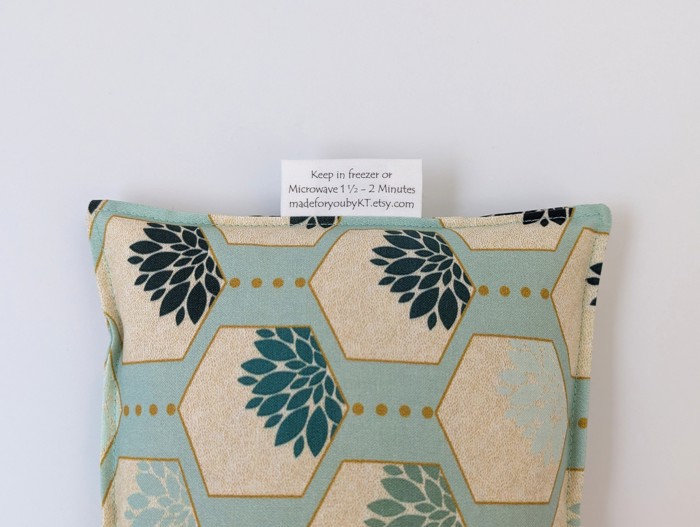 Personalized Rectangle Rice Bag | Rice Heating Pad | 6.5 x 10 inches
