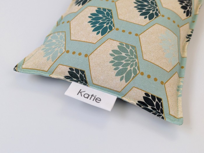 Personalized Rectangle Rice Bag | Rice Heating Pad | 6.5 x 10 inches