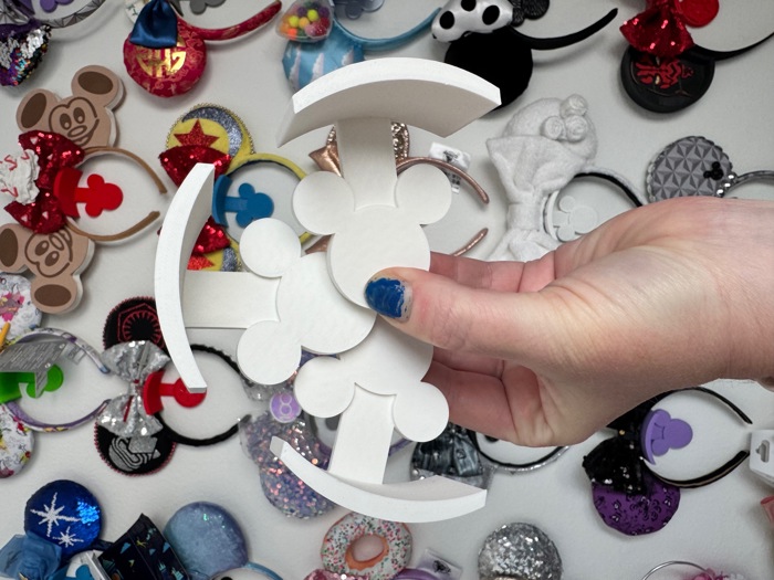 Wall Mounted Mouse Head Ear Hangers | Set Of 3