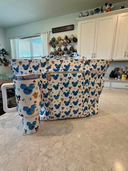 Disney Floatie Friends WATERPROOF Beach Pool Cruise Resort Tote Bag