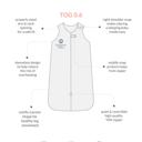  TOG 0.6 (Lightweight) Wearable Baby Sleep Sack