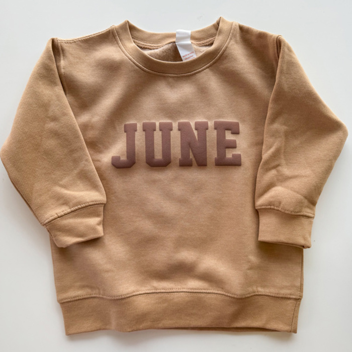 Boy's Puff Name Sweatshirt - Youth Sizes