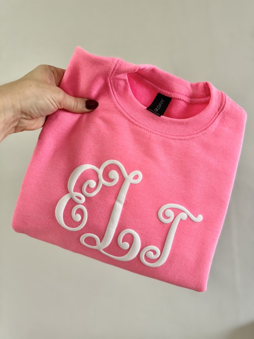 Women's Monogram Puff Print Sweatshirt